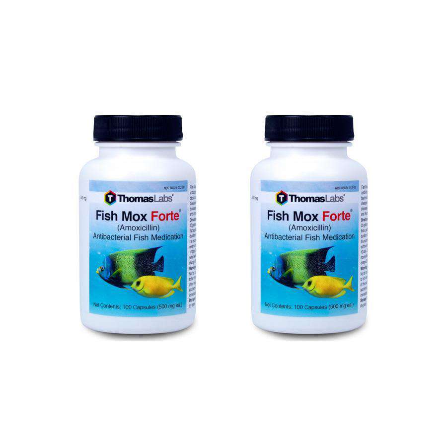 Fish Mox Forte - Amoxicillin 500 mg Capsules (100 Count) - 2 Pack [DISCONTINUED]