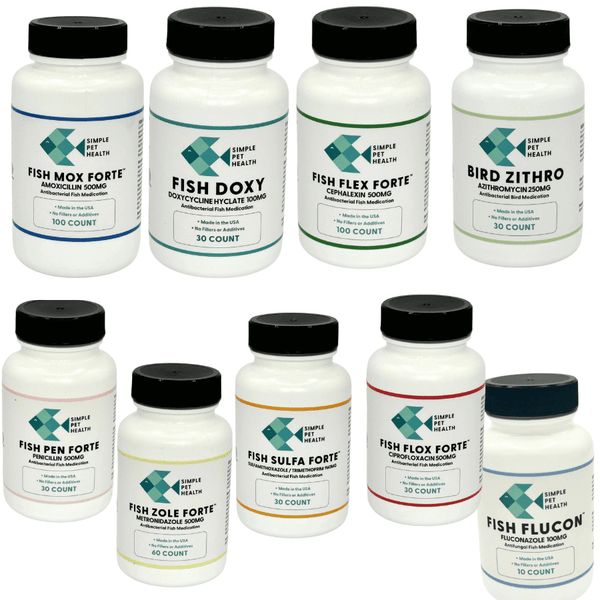 Fish Antibiotic Best Seller Package - 9 Count