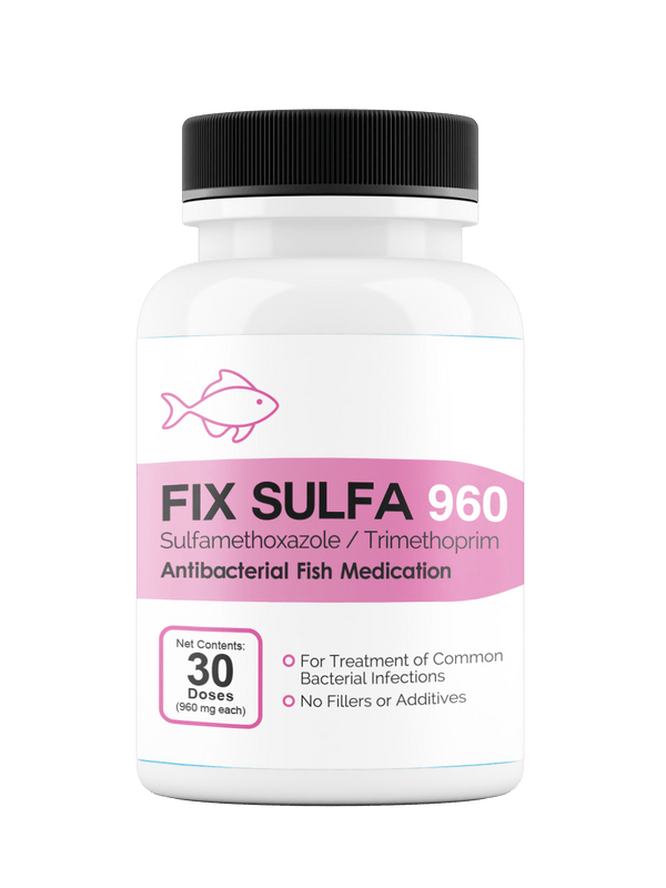 Fish Sulfa Forte™ - Sulfamethoxazole/Trimethoprim 800/160 mg - 30 count - OUT OF STOCK