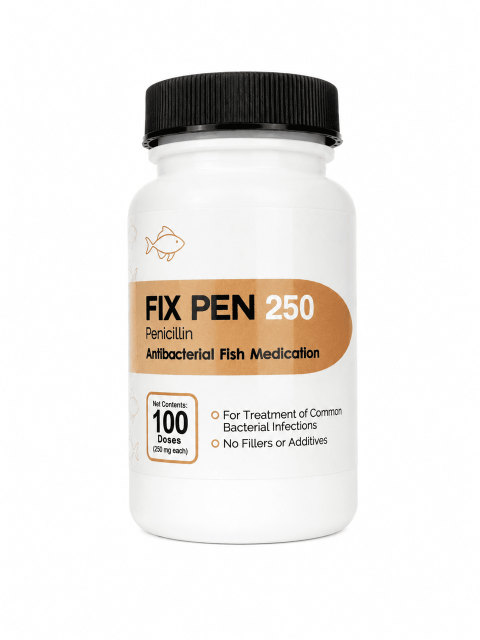 Fish Pen Penicillin 250 mg 100 count