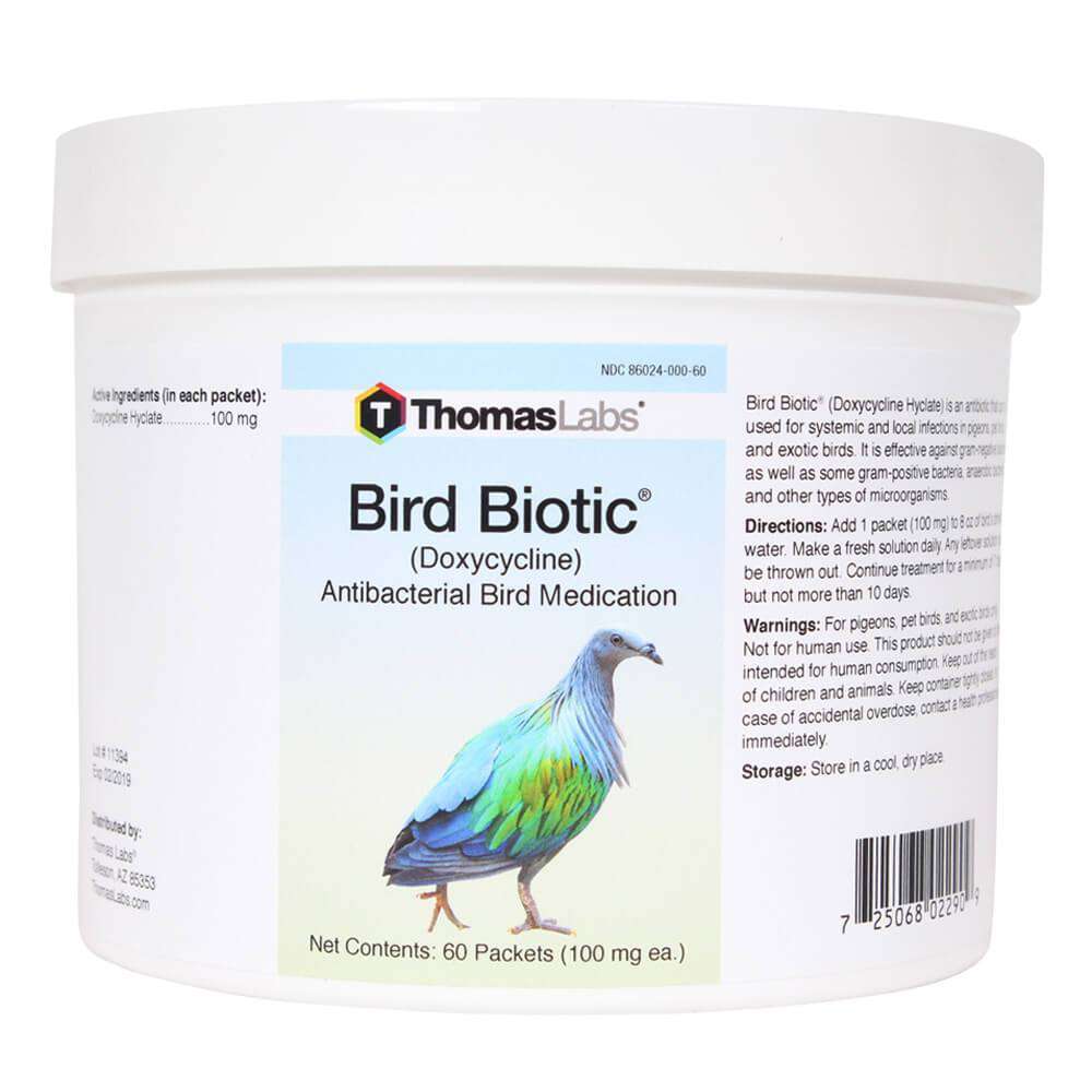 Bird Biotic - Doxycycline 100 mg Powder Packets (60 Count) [DISCONTINUED]