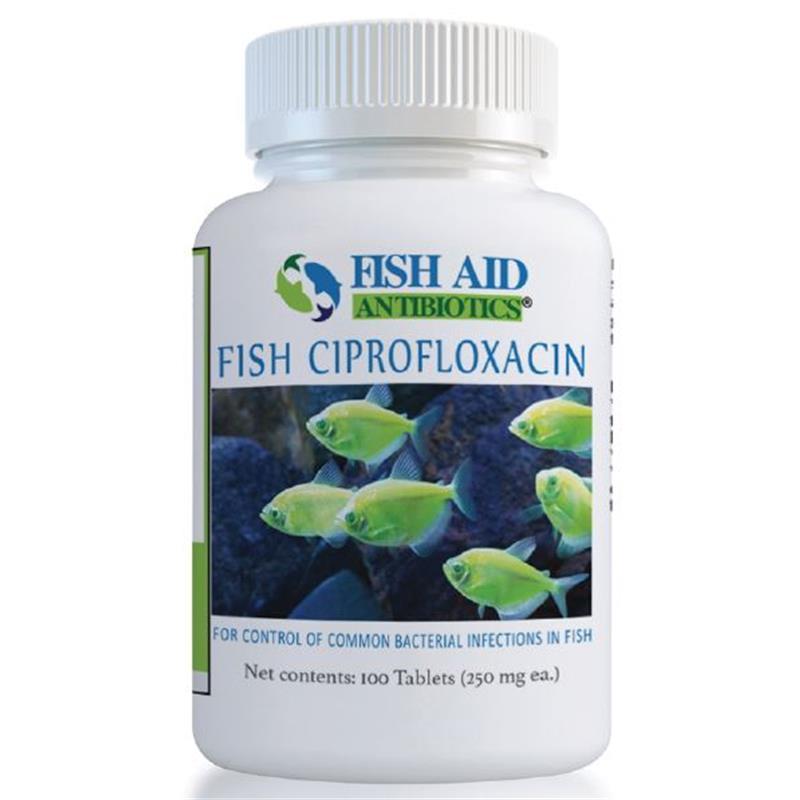 (Fish Flox Equivalent) Fish Ciprofloxacin 250 mg - 100 count (DISCONTINUED)