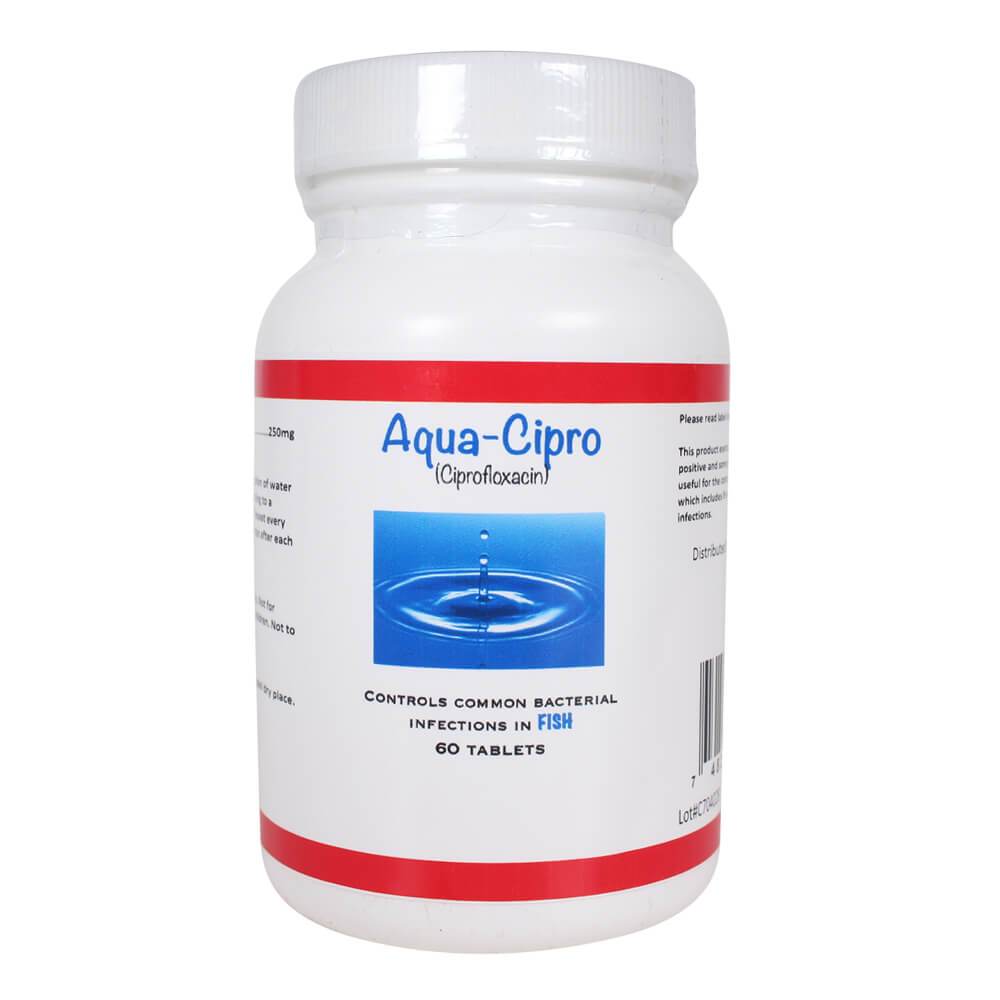 (Fish Flox Equivalent) Aqua Cipro Ciprofloxacin 250 mg - 60 count (Temporarily Out of Stock)