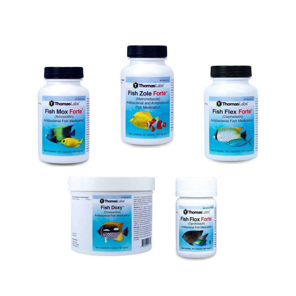 Fish Antibiotics Variety Package - 5 Count (OUT OF STOCK)
