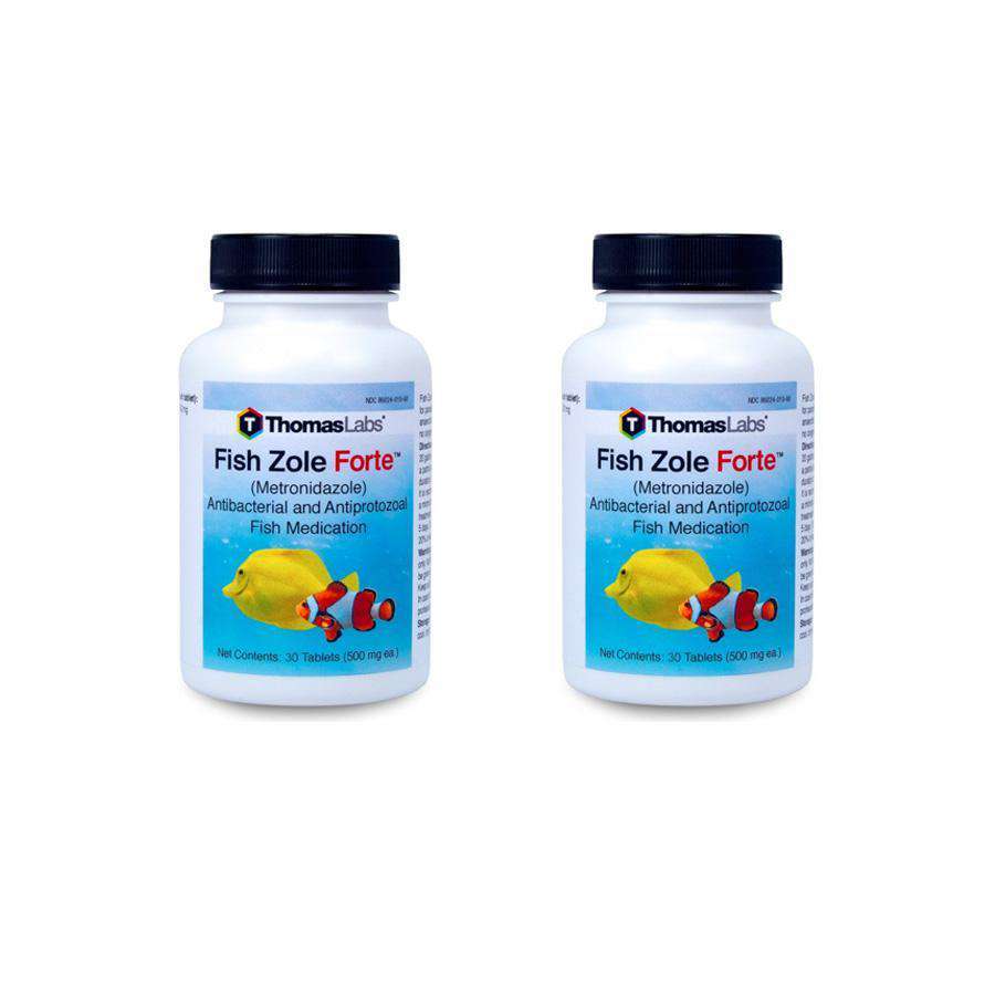 Fish Zole Forte 30 Count - Metronidazole 500 mg Tablets - 2 Pack [DISCONTINUED]