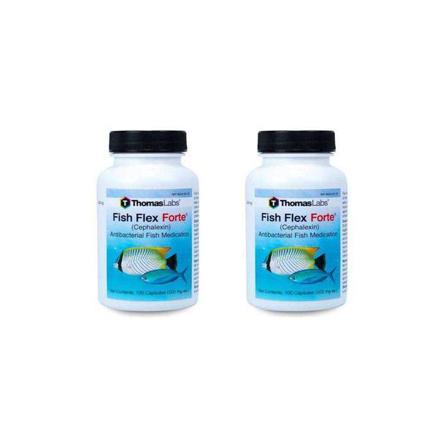 Fish Flex Forte - Cephalexin/Keflex 500 mg Capsules (100 Count) - 2 Pack (OUT OF STOCK)