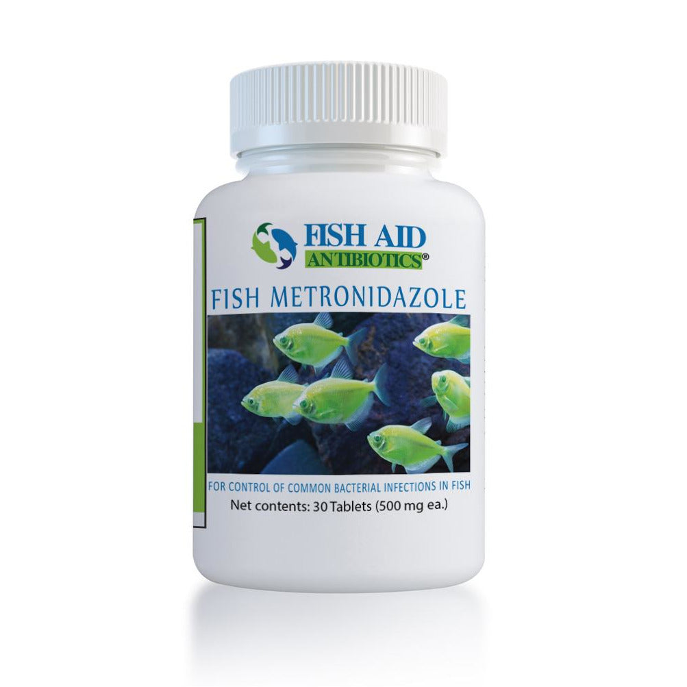(Fish Zole Forte Equivalent) Fish Metronidazole Plus - 500 mg - 30 Count [DISCONTINUED]