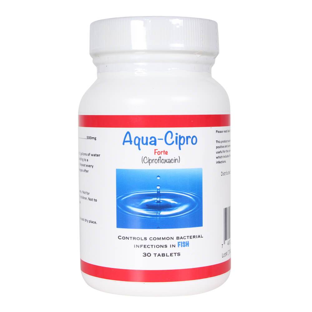 (Fish Flox Forte Equivalent) Aqua Cipro Ciprofloxacin Plus - 500 mg - 30 count (UNAVAILABLE)