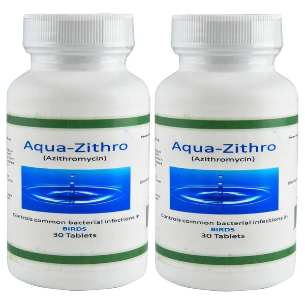 Bird Zithro Equivalent - Aqua Zithro Azithromycin 250 mg Tablets 30 Count - 2 PACK (UNAVAILABLE)