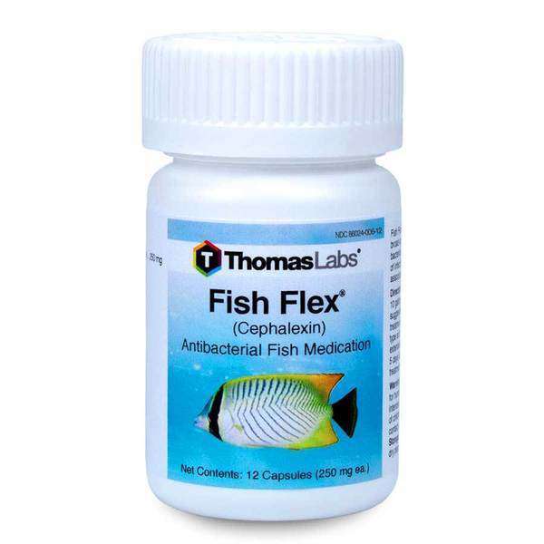 Fish Flex - Cephalexin/Keflex 250 mg Capsules (12 Count) (OUT OF STOCK)