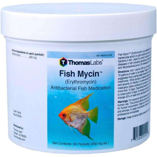 Fish Mycin - Erythromycin 250 mg Powder Packets (60 Count) [DISCONTINUED]