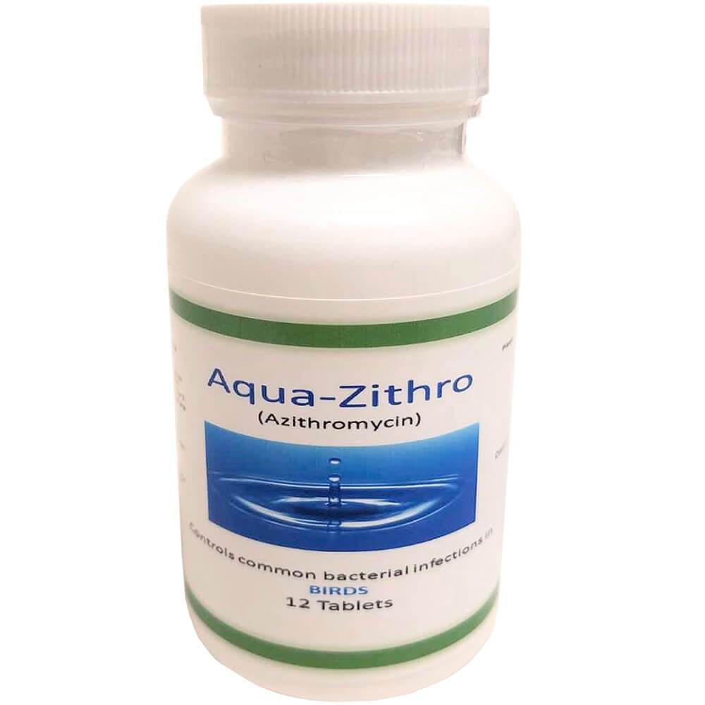 Aqua Zithro - Fish Zithro Equivalent - Azithromycin 250 mg Tablets (12 Count) (UNAVAILABLE)