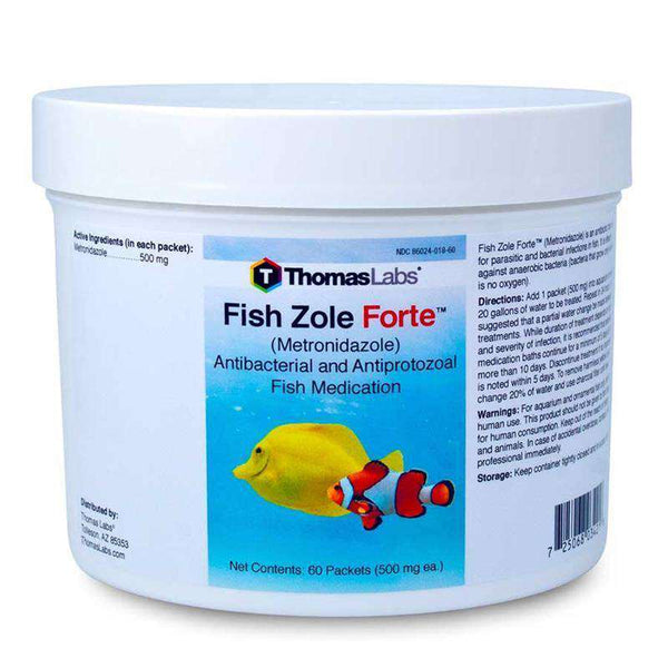 Fish Zole Forte - Metronidazole 500 mg Powder Packets (60 Count) [DISCONTINUED]