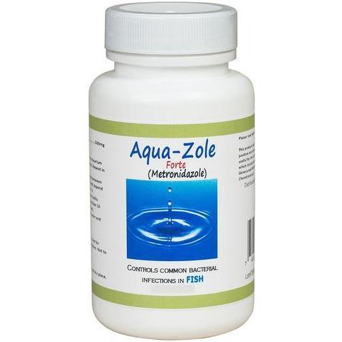 (Fish Zole Forte Equivalent) Aqua Zole Metronidazole Plus - 500 mg - 60 Count